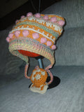 Orange cat beanie