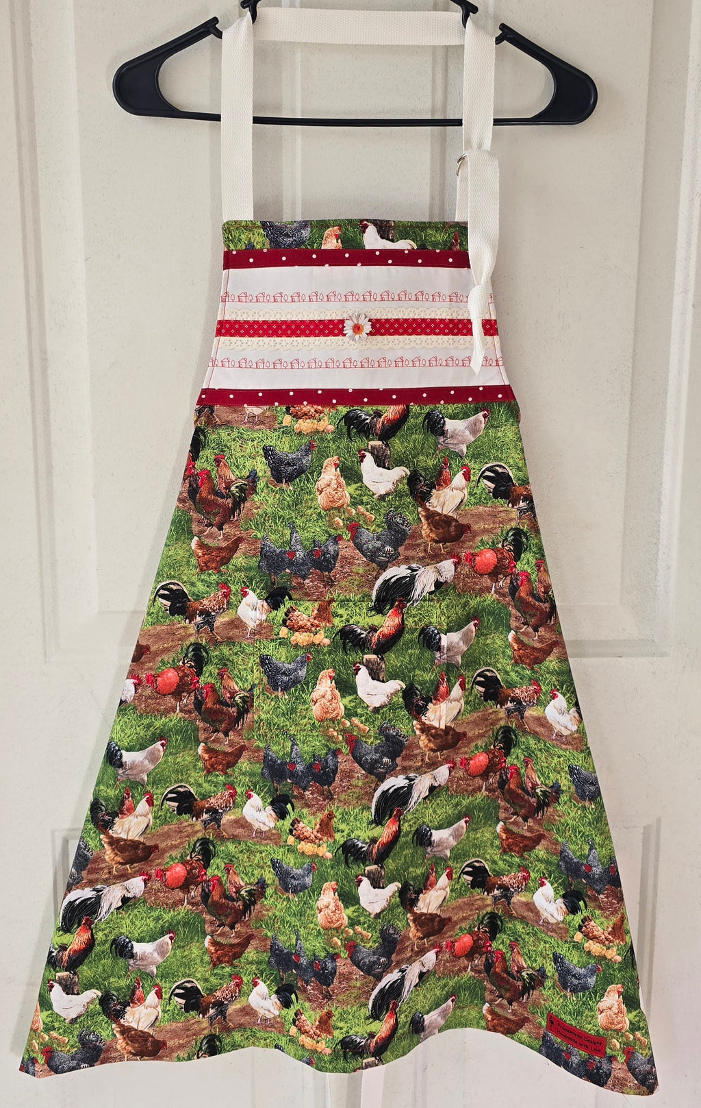 Chicken Apron with Green Grass