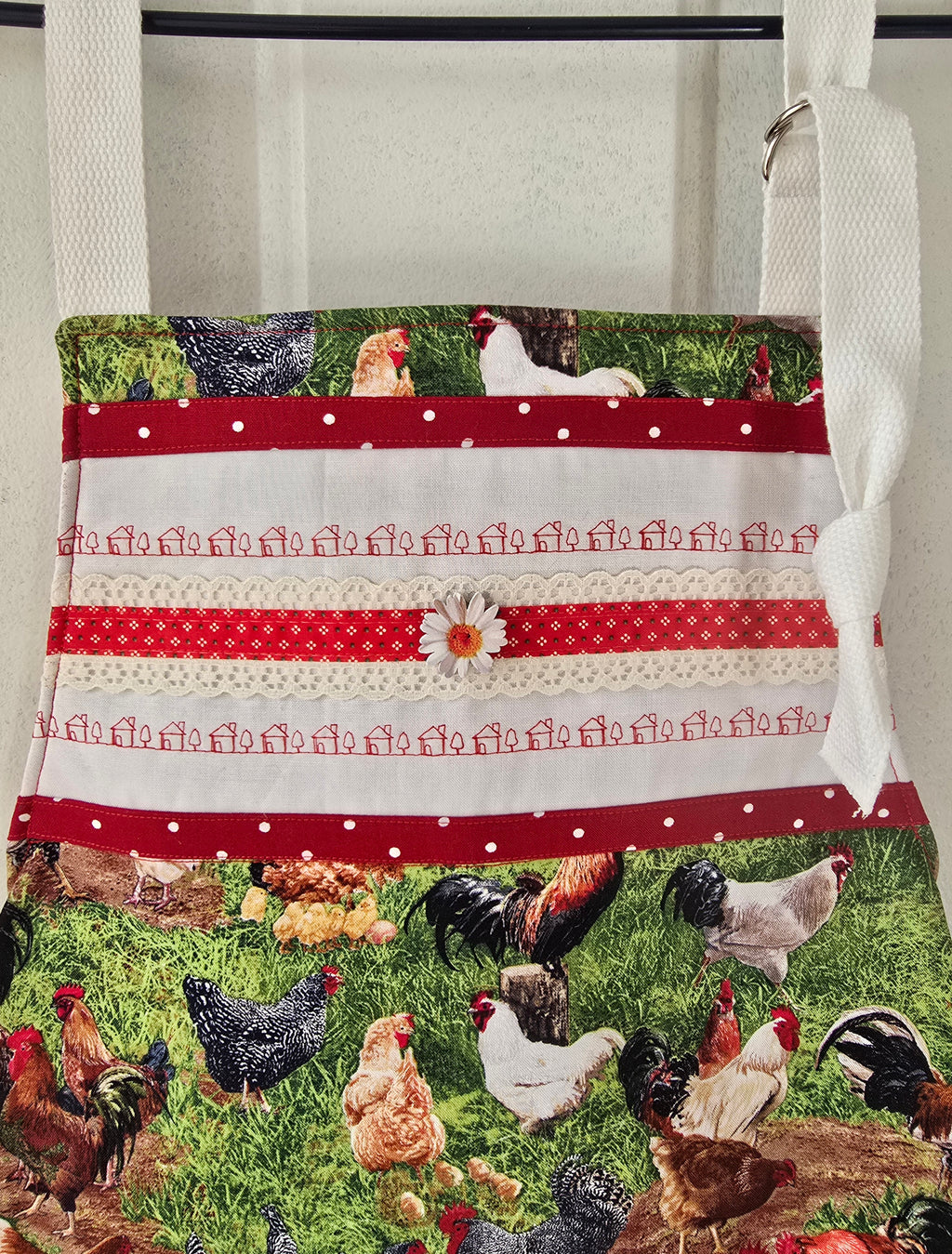 Chicken Apron with Green Grass