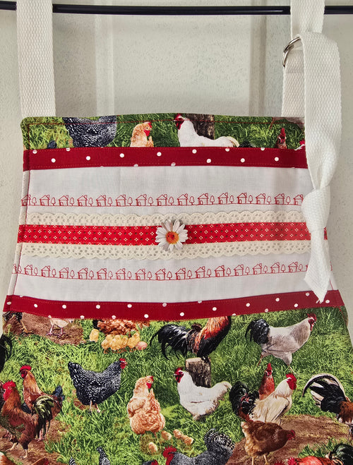 Chicken Apron with Green Grass