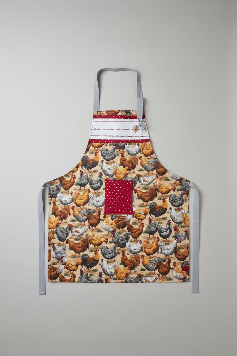 Handmade Cotton Chicken Apron