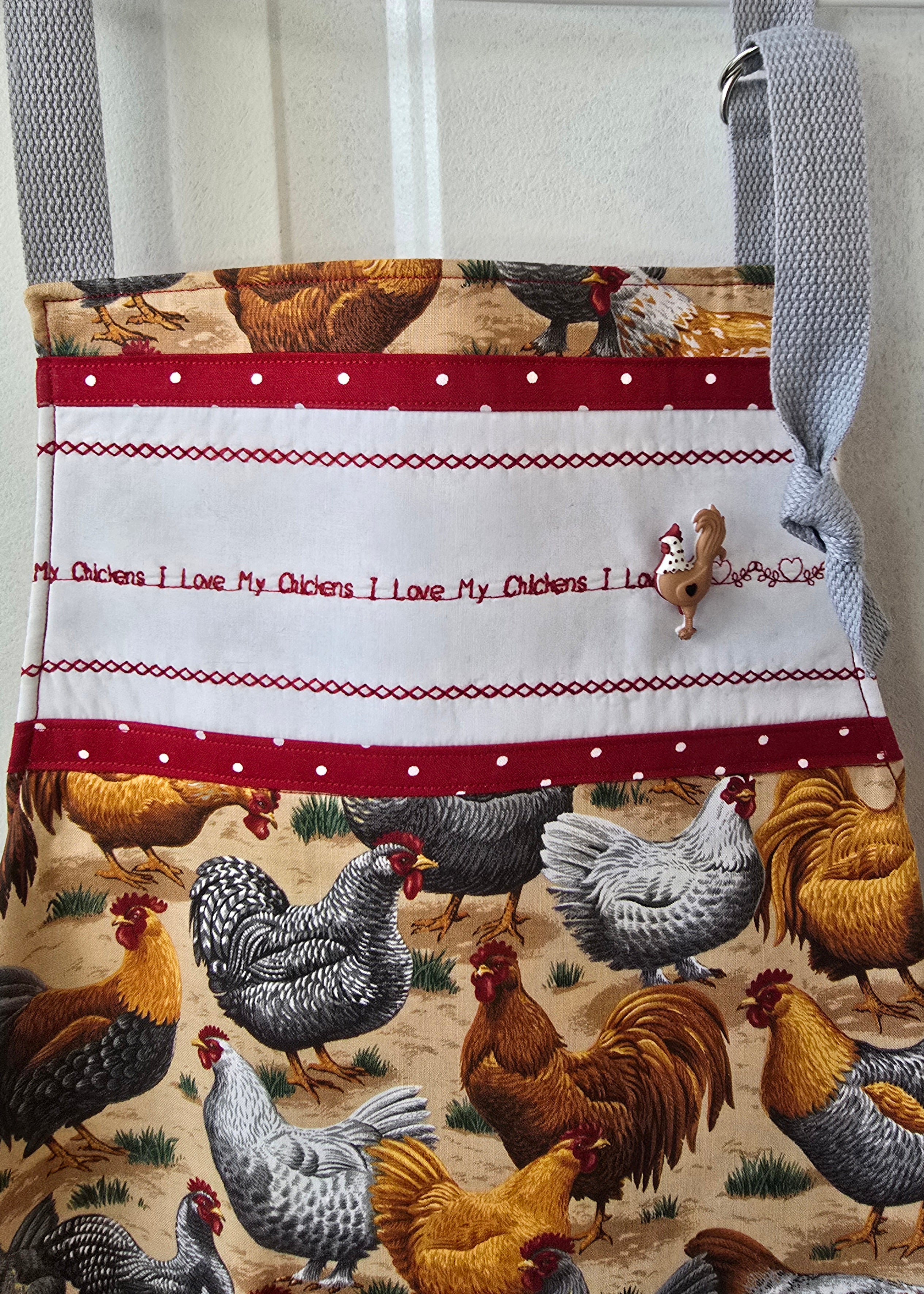 Handmade Cotton Chicken Apron