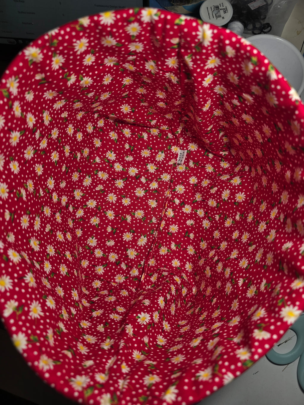Country Fabric Basket
