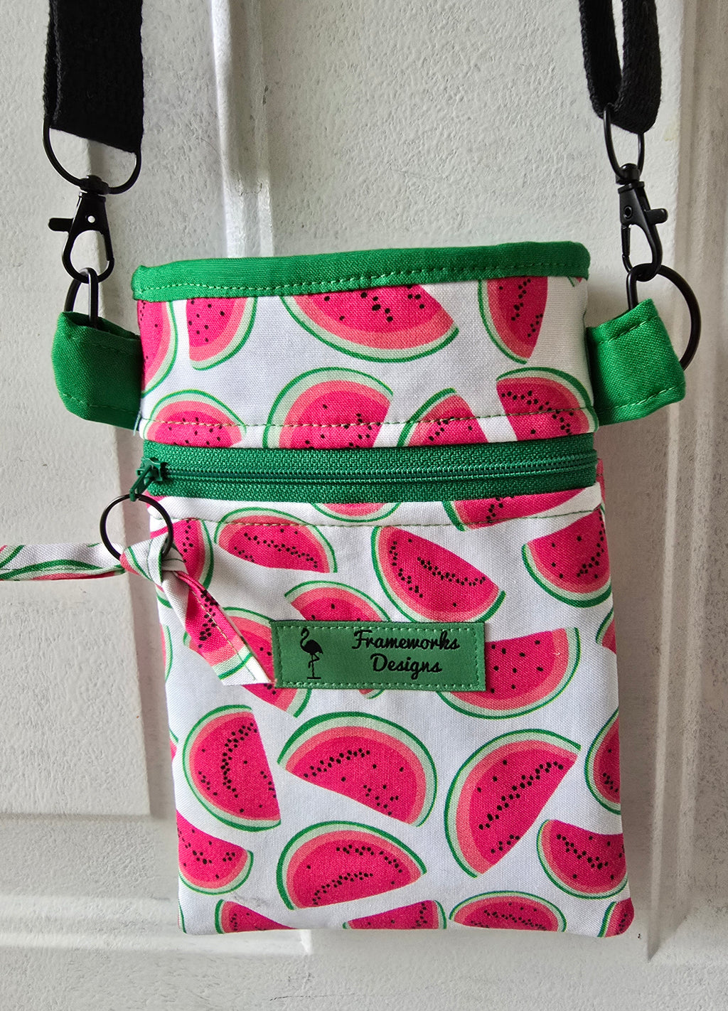 Handmade Watermelon Cell Phone Crossbody